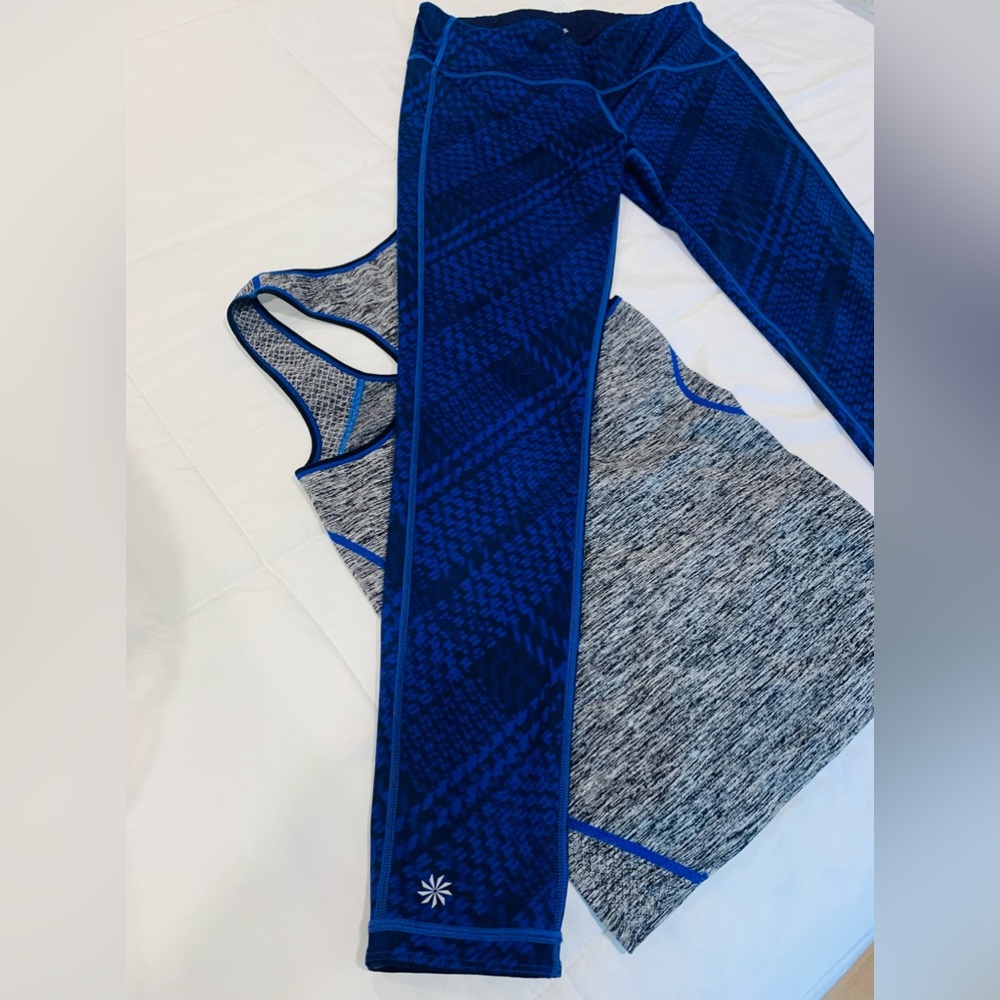 Active Wear long leggings and exercise bra size S/M